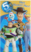 Picture of HEY HOWDY HEY 5 TODAY - TOY STORY BIRTHDAY CARD WITH BADGE